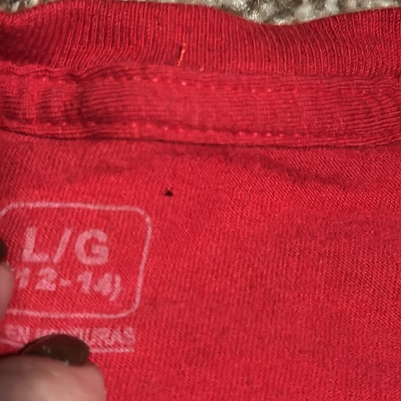 Russell Athletic University of Alabama Crimson Tide v-neck t-shirt (L 12/14 Jrs) - Picture 6 of 9